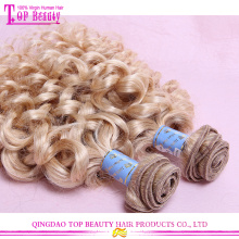 Wholesale curly hair extensions unprocessed 100% virgin russian hair